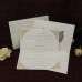 Handmade Invitation Card Half Fold Invitation Wedding Card Customized 